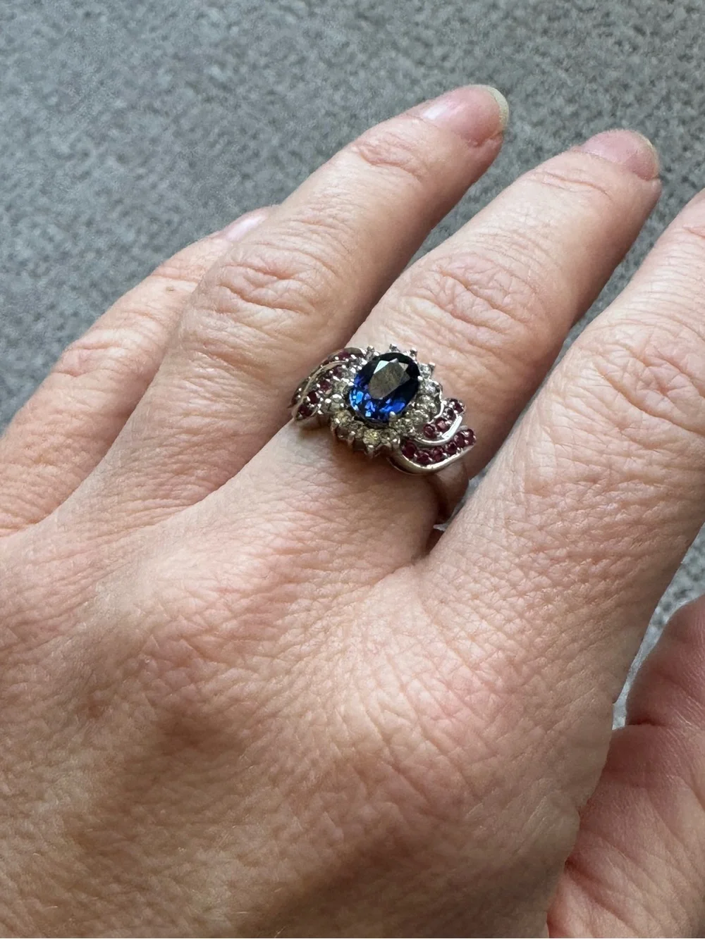Sterling Gemstone Ring